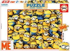 Puzzle drewniane 100 elementów