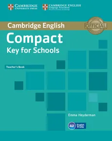 Compact Key for Schools Teacher's Book - Outlet - Emma Heyderman