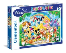 Puzzle SuperColor Disney Family 60