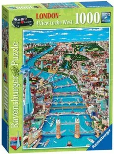 Puzzle Londyn widok na zachód 1000
