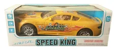 Samochód Speed King ze światłem i dźwiękiem 22 cm żółty