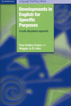 Developments in English for Specific Purposes - Maggie Jo St John, Tony Dudley-Evans