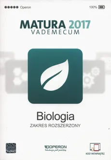 Biologia Matura 2017 Vademecum Zakres Rozszerzony - Outlet - Laura Betleja, Tomasz Falkowski, Beata Jakubik