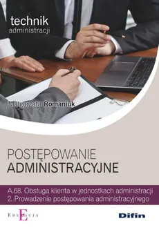 Postępowanie administracyjne - Outlet - Małgorzata Romaniuk