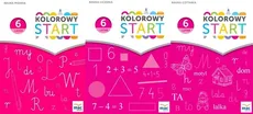 Kolorowy start Sześciolatek Zeszyty do nauki czytania, pisania, liczenia - Wiesława Żaba-Żabińska