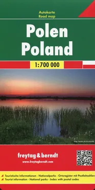 Polska mapa samochodowa 1:700 000. Outlet - uszkodzone opakowanie - Outlet