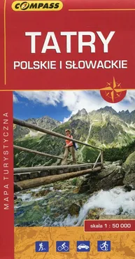 Tatry Polskie i Słowackie Mapa turystyczna 1:50 000