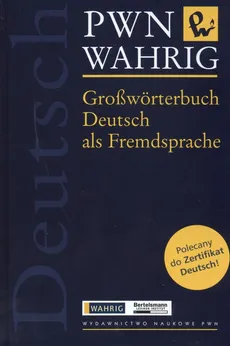 Grossworterbuch Deutsch als Fremdsprache - Outlet - Wahrig Renate Burfeind