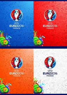 Zeszyt A5 Euro 2016 w kratkę 32 kartki 15 sztuk mix