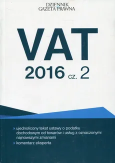 VAT 2016 Część 2 - Krywan Tomasz