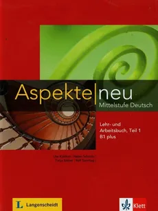 Aspekte neu Lehr und Arbeitsbuch Teil 1 B1 plus. Outlet - uszkodzona okładka - Outlet - Helen Schmitz, Tanja Sieber, Ute Koithan