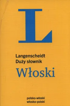 Duży słownik włoski Langenscheidt - Outlet