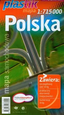 Polska. Mapa samochodowa 1:715 000