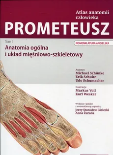 Prometeusz Atlas anatomii człowieka Tom 1 - Outlet - Michael Schunke