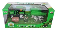 Zestaw Farma z traktorem 25 cm Krowa