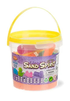 Piasek kinetyczny Sand Spirit Z praską żółty - Outlet