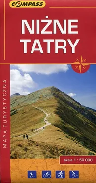 Niżne Tatry mapa turystyczna 1:50 000 - Outlet