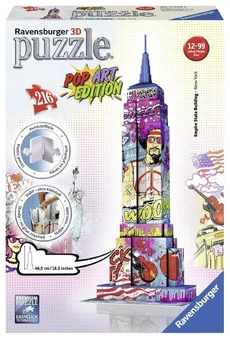 Puzzle 3D Empire State Building Pop Art 216