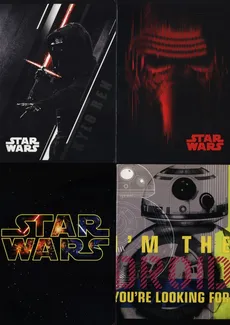 Zeszyt A5 Star Wars w linie 60  kartek 10 sztuk mix