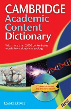 Cambridge Academic Content Dictionary Reference Book + CD - Outlet