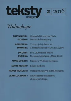 Teksty drugie 2/2016 Widmologie