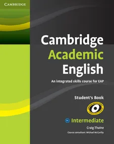 Cambridge Academic English B1+ Intermediate Student's Book - Outlet - Craig Thaine
