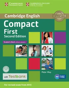 Compact First Student's Book without Answers with CD-ROM with Testbank - Peter May