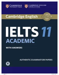 Cambridge IELTS 11 Academic Student's Book with Answers with Audio - Outlet