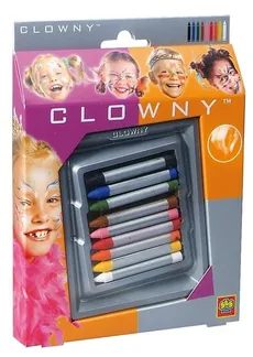 Kredki do malowania twarzy Clowny 9 kolorów