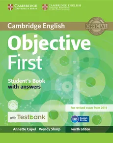 Objective First Student's Book with Answers with CD-ROM with Testbank - Outlet - Annette Capel, Wendy Sharp