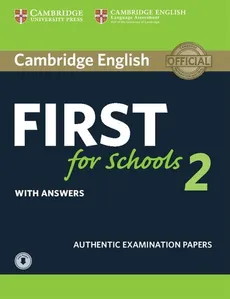 Cambridge English First for Schools 2 Student's Book with answers and Audio - Outlet