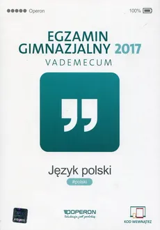 Egzamin gimnazjalny 2017 Język polski Vademecum - Outlet - Jolanta Pol