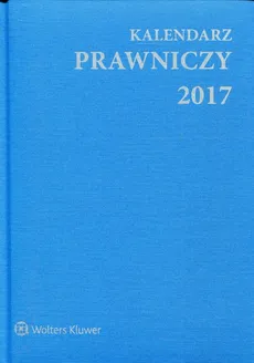 Kalendarz Prawniczy 2017 A5 niebieski