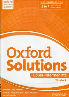 Oxford Solutions Upper Intermediate Ćwiczenia - Outlet - Davies Paul A., Tim Falla, Joanna Sosnowska