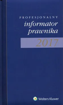 Profesjonalny Informator Prawnika 2017 A5 granatowy