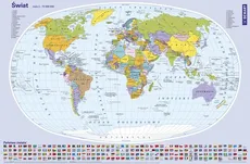 Podkładka na biurko Mapa świata - Outlet