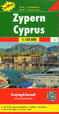 Cypr mapa 1:150 000 - Outlet
