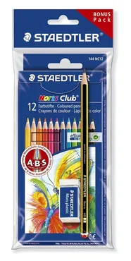 Zestaw kredek Noris Club 12 kolorów +ołówek i gumka