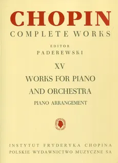 Chopin Complete Works XV Works for piano and orchestra - Outlet