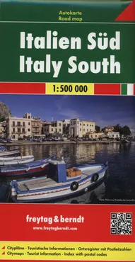 Włochy część południowa Mapa 1:500 000