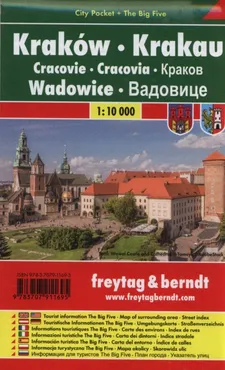 Kraków Wadowice mapa laminowana 1:10 000
