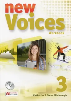 New Voices 3 Zeszyt ćwiczeń z płytą CD - Outlet - Bilsborough Katherine i Steve