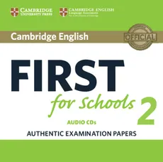 Cambridge English First for Schools 2 2CD