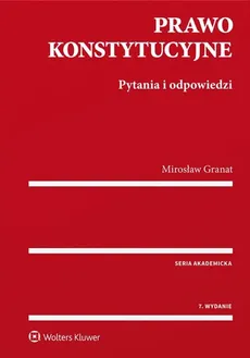 Prawo konstytucyjne - Outlet - Mirosław Granat