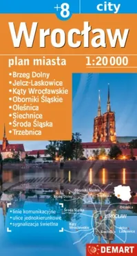Wrocław plan miasta 8+ 1:20 000 - Outlet