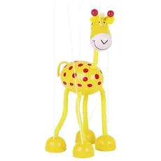 Drewniana marionetka postać Żyrafa