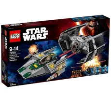 Lego Star Wars TIE Advanced kontra myśliwiec A-Wing