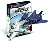 Puzzle 3D Myśliwiec F117 Nighthawk FA18 Hornet
