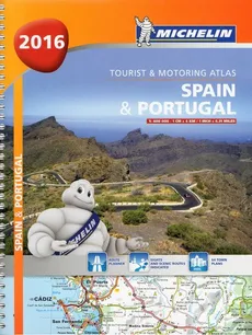 Spain Portugal atlas samochodowy 1:400 000