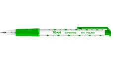 Długopis Toma Superfine automat zielony 30 sztuk